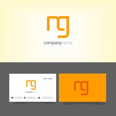 Tasarım ortak harf Ng