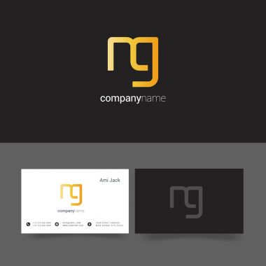 Tasarım ortak harf Ng