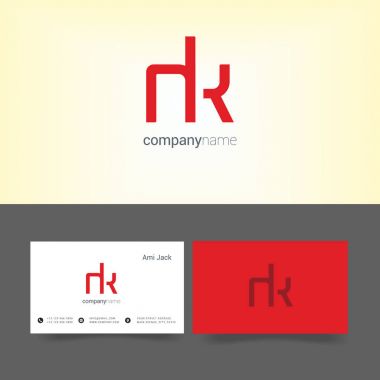 Ortak harf Nk tasarım 