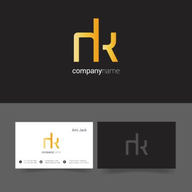 Ortak harf Nk tasarım 