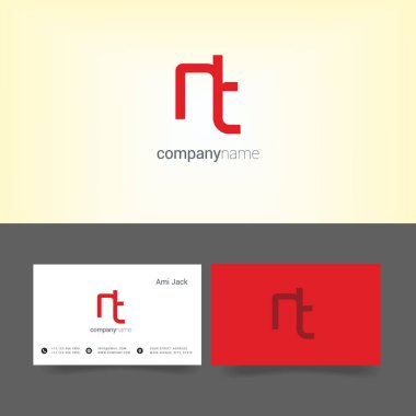 Tasarım ortak harf Nt