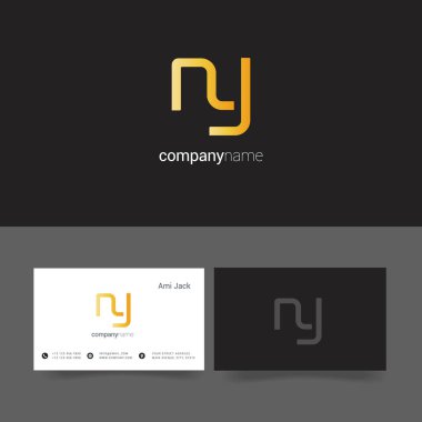 Tasarım ortak harf Ny