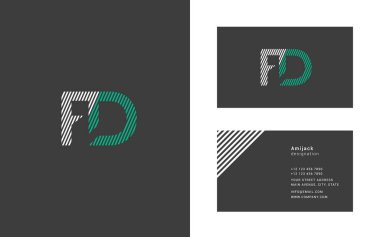 Tasarım ortak harf Fd