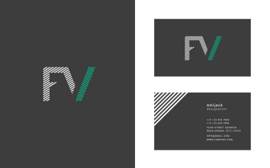 Tasarım ortak harf Fv