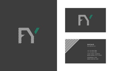 Ortak harf Fy tasarım