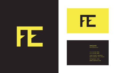 Tasarım ortak harf Fe