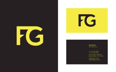 Tasarım ortak harf Fg
