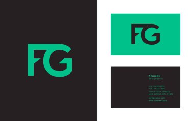 Tasarım ortak harf Fg