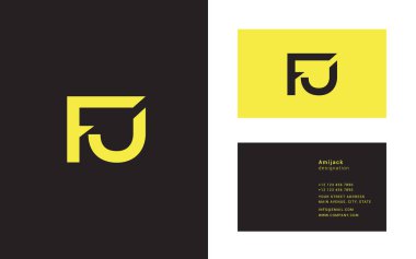Tasarım ortak harf Fj