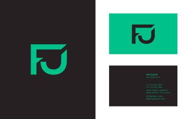 Tasarım ortak harf Fj