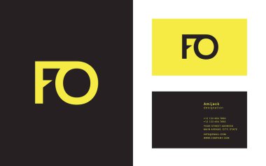 Tasarım ortak harf Fo