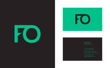 Tasarım ortak harf Fo