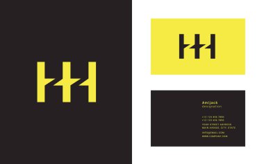 Tasarım ortak harf Hh
