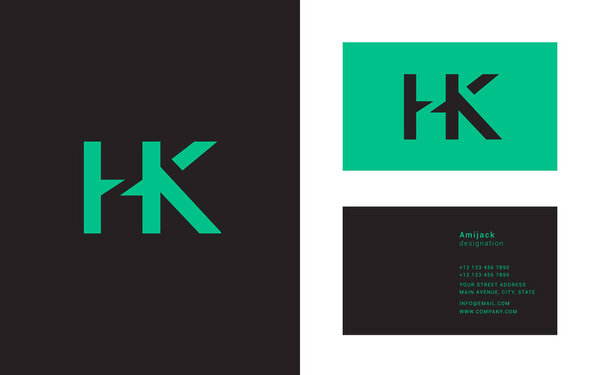 design of Joint letters Hk