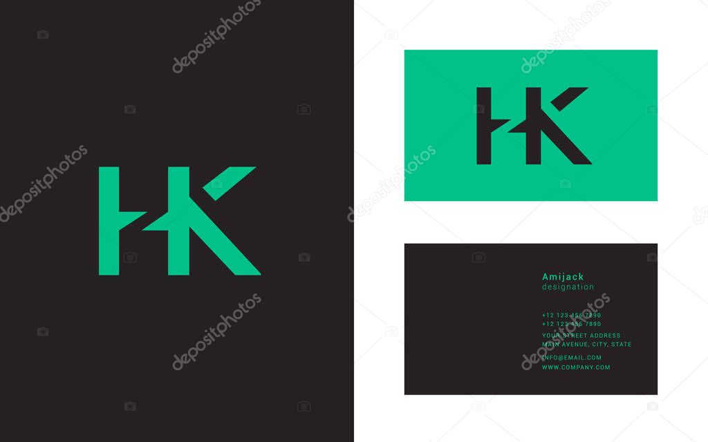 design of Joint letters Hk