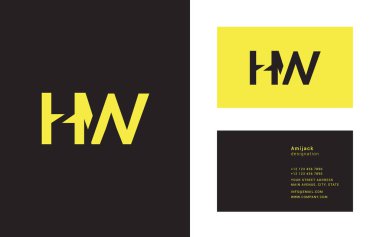 Tasarım ortak harf Hn