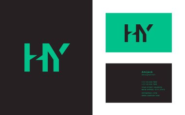 Tasarım ortak harf Hy