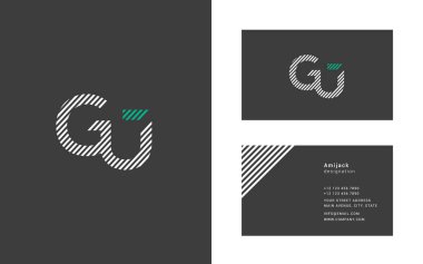 Tasarım ortak harf Gj