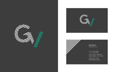 Tasarım ortak harf Gv