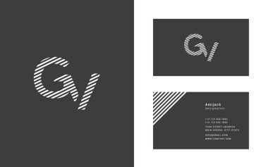 Tasarım ortak harf Gv