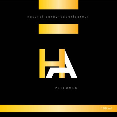 Ha harfi logo tasarımı