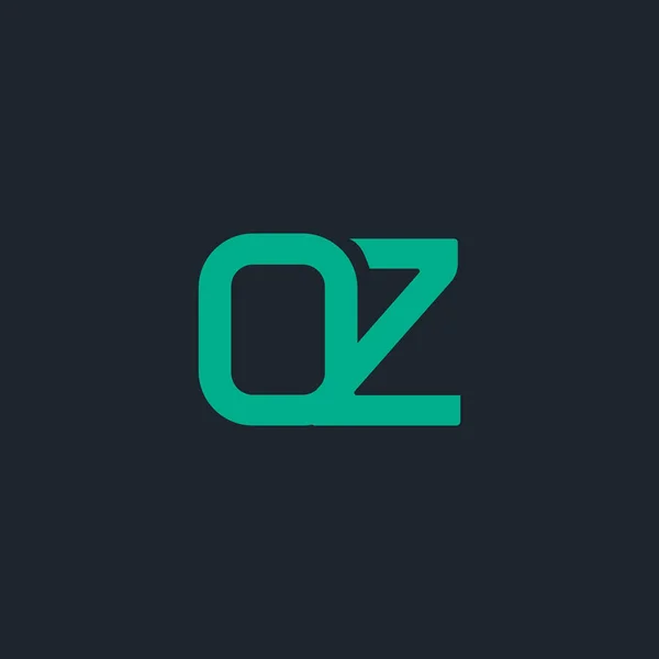 Oz 接続文字 — ストックベクタ
