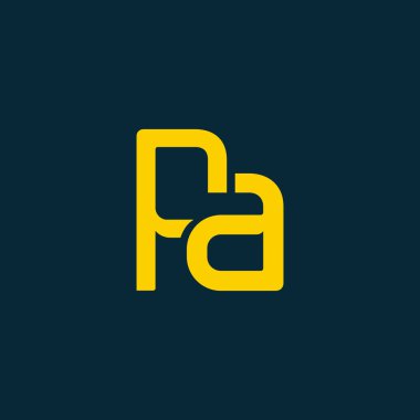 Kart şablonu için ortak harfler Pa