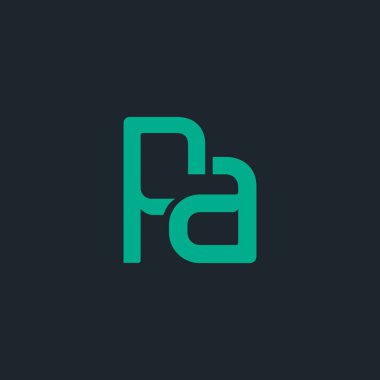 Kart şablonu için ortak harfler Pa