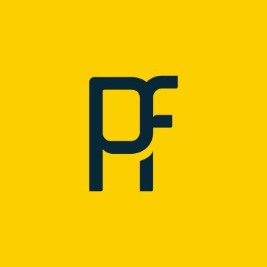 Ortak harfler Pf kartı şablonu için