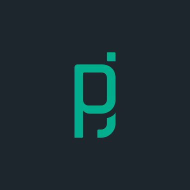 Ortak harfler Pj kartı şablonu için