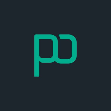 Kart şablonu için ortak harfler Po