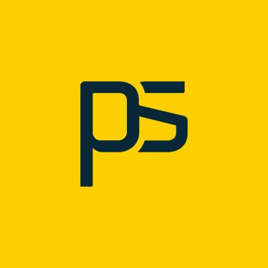 Ortak harfler Ps kartı şablonu için