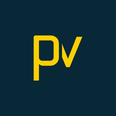 Ortak harfler Pv kartı şablonu için