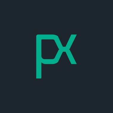 Kart şablonu için ortak harfler Px