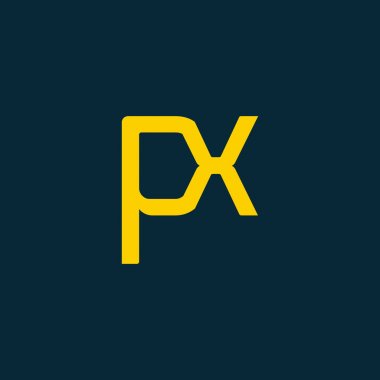 Kart şablonu için ortak harfler Px