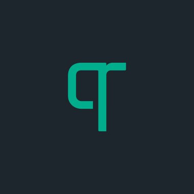 Qr harflerle bağlı logosu