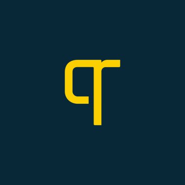 Qr harflerle bağlı logosu