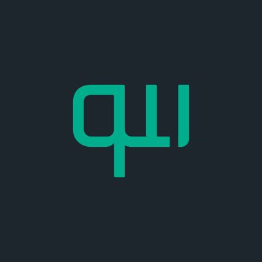 Qw harflerle bağlı logosu