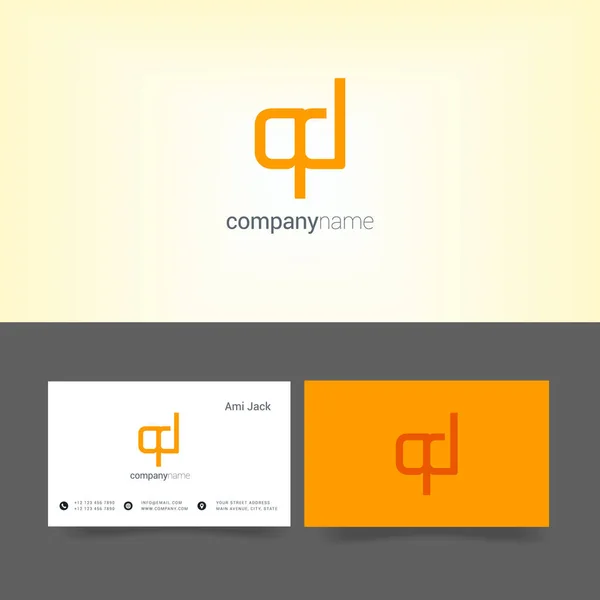 Modèle de logo d'entreprise — Image vectorielle