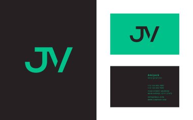 Harfler Jv ile bağlantılı logo