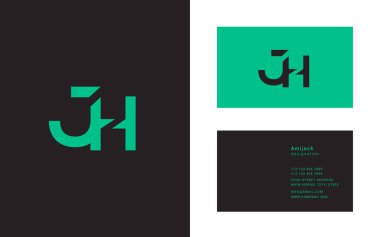 Jh harflerle bağlı logosu