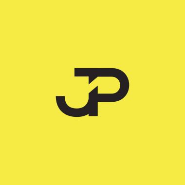 Jp harflerle bağlı logosu