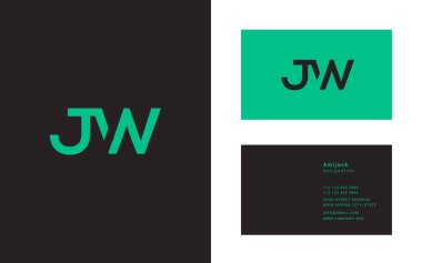 Harfler Jw ile bağlantılı logo