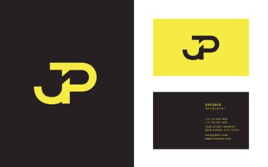 Jp harflerle bağlı logosu