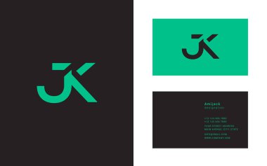 Jk harflerle bağlı logosu