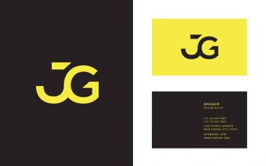 Jg harflerle bağlı logosu