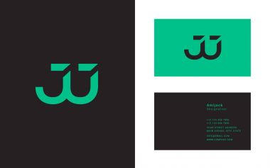 Harfler Jj ile bağlantılı logo