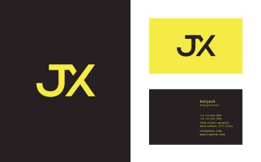Jx harflerle bağlı logosu