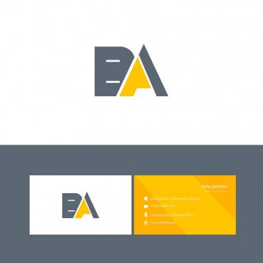 kalın türde logo harflerle Ba