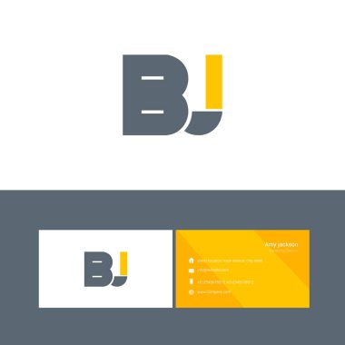 Bj harflerle kalın türde logosu